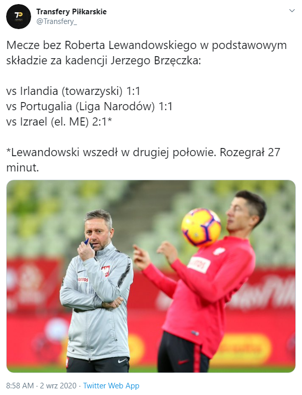 Mecze kadry Brzęczka BEZ ROBERTA LEWANDOWSKIEGO